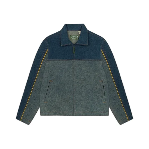 Cotton Fleur De-Lis Denim Trac