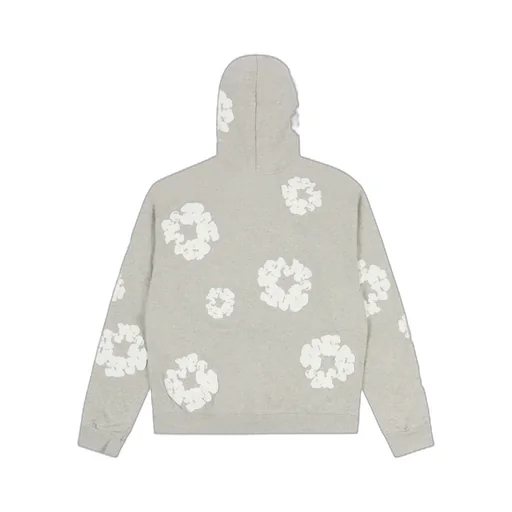 Cotton Wreath Zip Hoodie