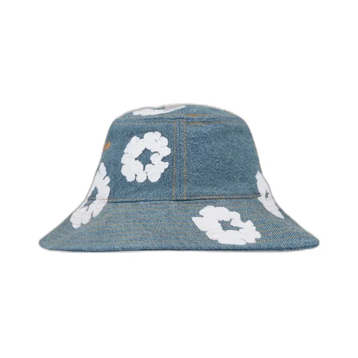 Denim Wreath Bucket Hat