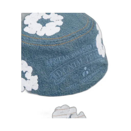 Denim Wreath Bucket Hat