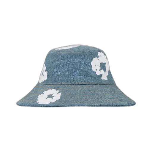 Denim Wreath Bucket Hat