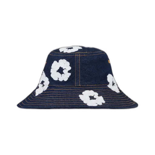 Denim Wreath Bucket Hat