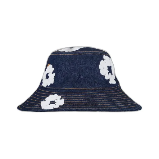 Denim Wreath Bucket Hat