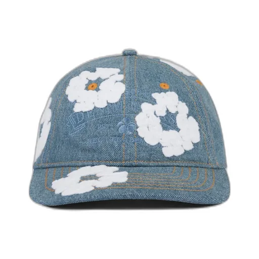 Denim Wreath Cap
