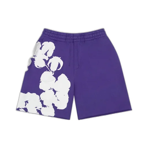 Jumbo Wreath Sweat Shorts Purp