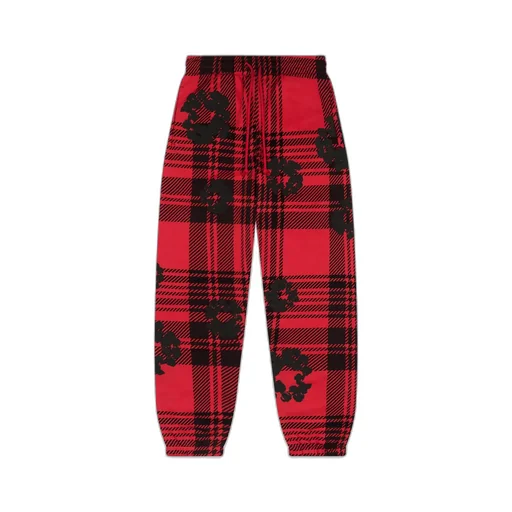 Plaid Cotton Wreath Sweatpant