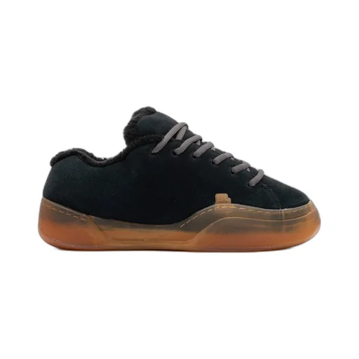 Suede Vamp Skate Sneaker Leath