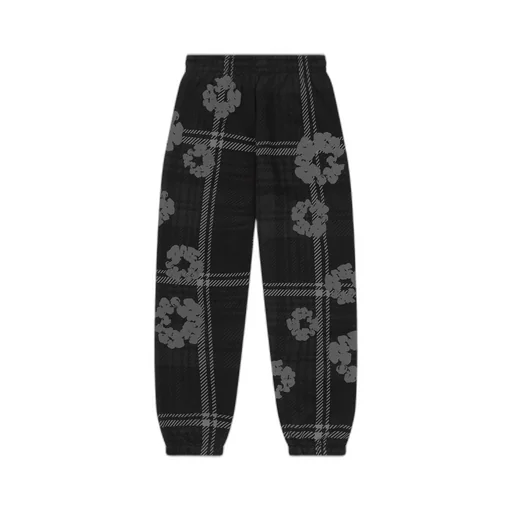 Plaid Cotton Wreath Sweatpant
