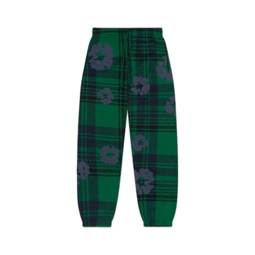 Plaid Cotton Wreath Sweatpant