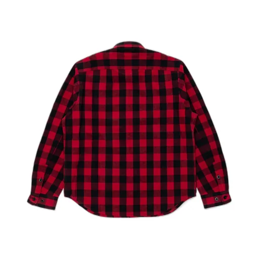 Cotton Flannel Check X Cotton Nylon Rip-Stop