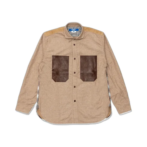 Cotton Flannel X Cotton Flannel Check X Leather