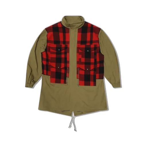 Cotton Canvas Bio-Treated X Mackinaw Wool Filson W Name