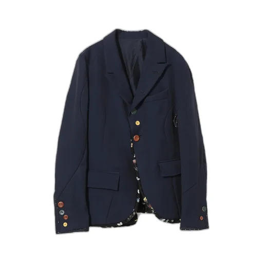 Wool Peaked Label Jacket