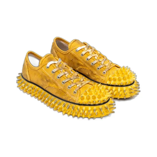 Dirty Spike Toe Cap Canvas Sneaker