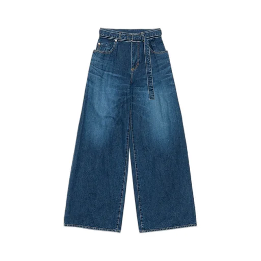 Wide Denim Pants