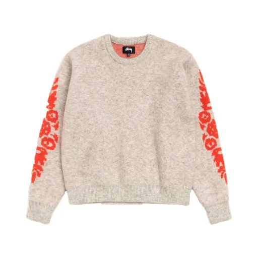Flower Mohair Sweater