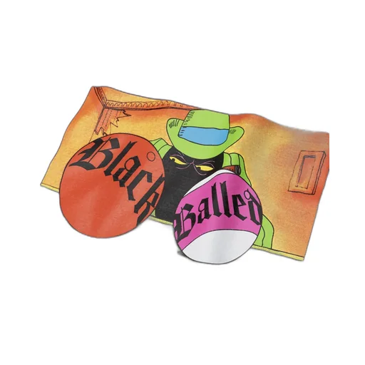 Black Balled Tee Purple