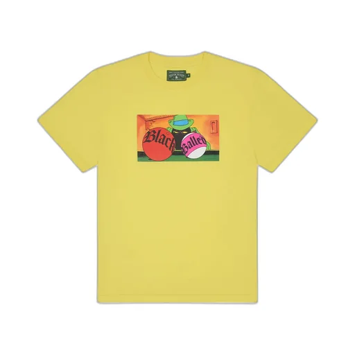 Black Balled Tee Yellow