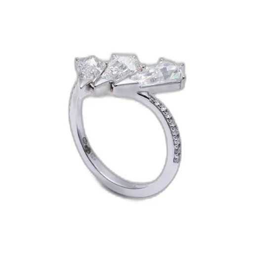 Phoenix Diamond Open Twist Pav Ring