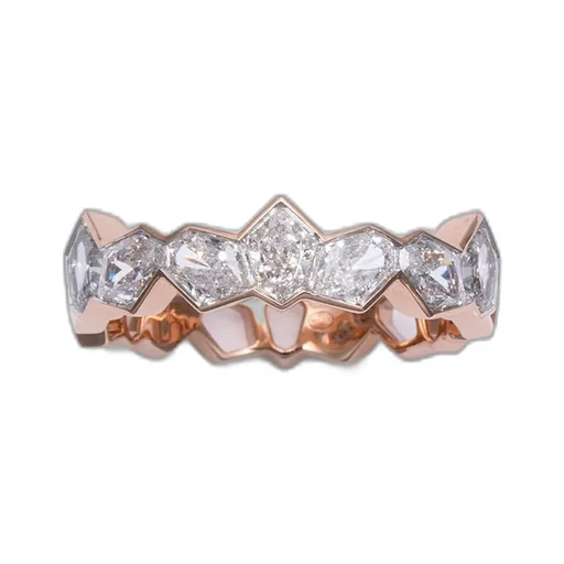 Supernova Diamond Trio Stack Ring