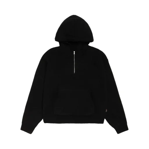 Quarter Zip Sweater Hood