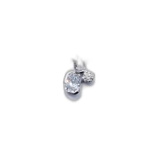 Meta Diamond Cluster Pendant N