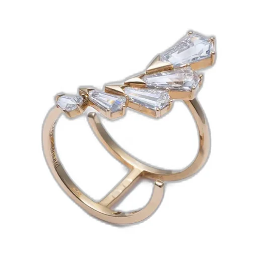 Phoenix Diamond Wing Open Ring