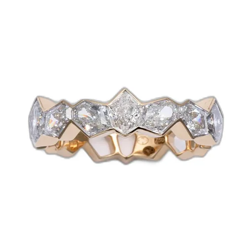 Supernova Diamond Trio Stack Ring
