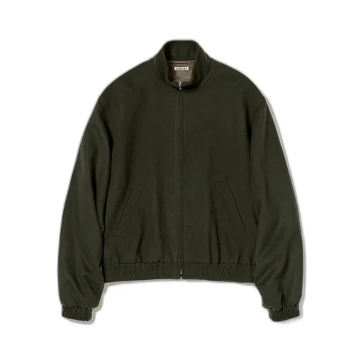 Baby Camel Flannel Zip Blouson