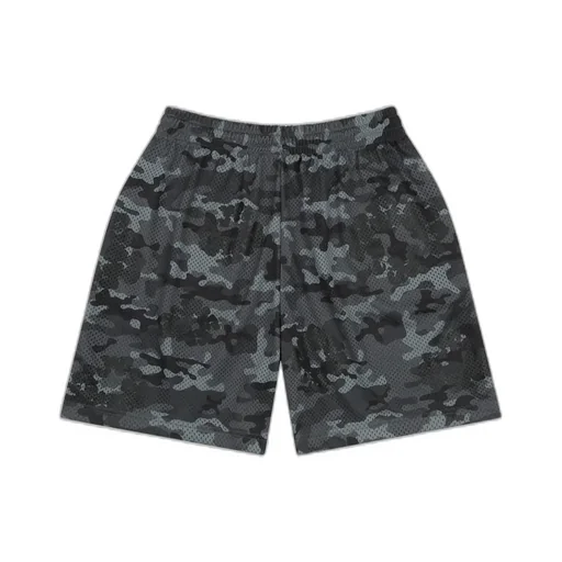 Camo Cotton Wreath Mesh Shorts