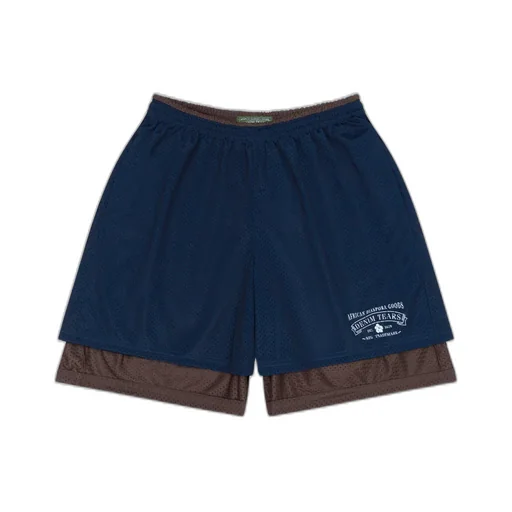 Double Layer Mesh Short Navy