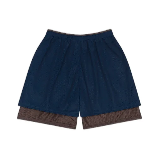 Double Layer Mesh Short Navy