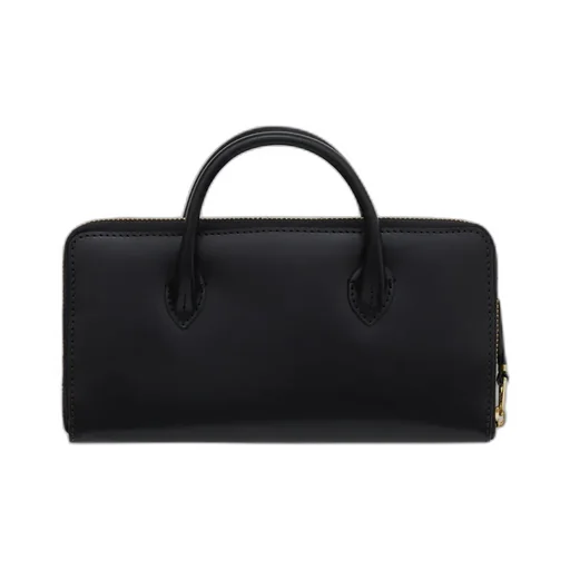Long Zip Around Wallet With Handle