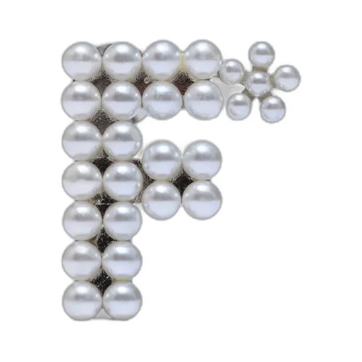F* Pearl Pin
