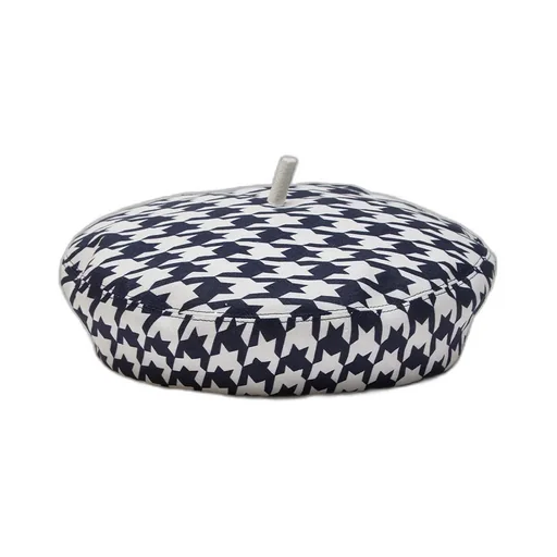 A Houndstooth Beret