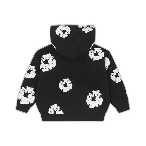 Kids Cotton Wreath Zip Hoodie