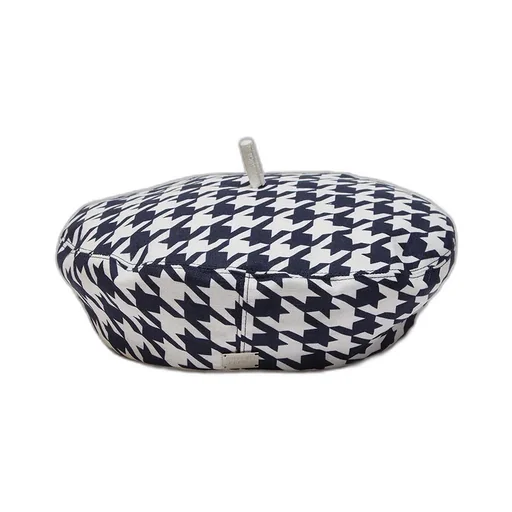 A Houndstooth Beret