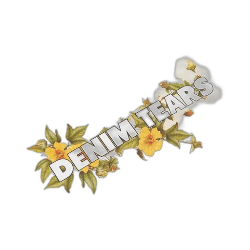 Kids Cotton Floral Logo Tee