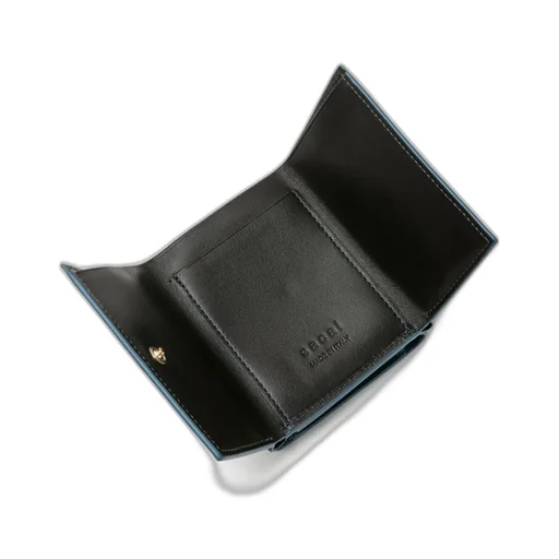 Bicolor Trifold Wallet