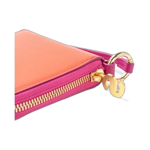 Bicolor Half Fold Wallet
