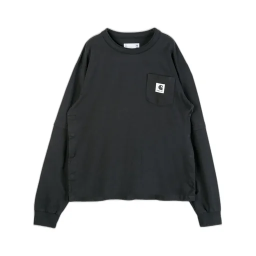 Sacai X Carhartt Wip Logo Patch Crewneck Sweatshirt