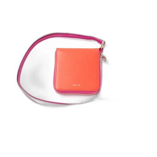 Bicolor Half Fold Wallet