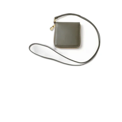 Bicolor Half Fold Wallet