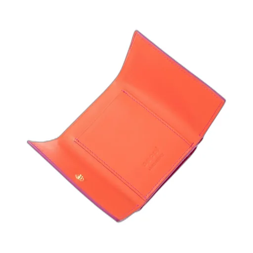 Bicolor Trifold Wallet