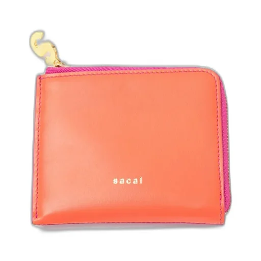 Bicolor Half Wallet