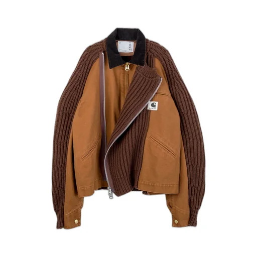 Carhartt Wip Washed Duck X Wool Knit Blouson
