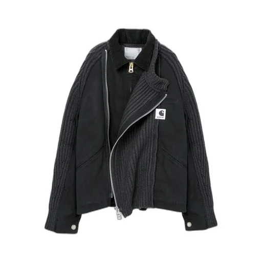 Carhartt Wip Washed Duck X Wool Knit Blouson
