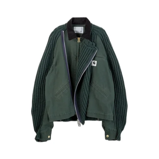 Carhartt Wip Washed Duck X Wool Knit Blouson