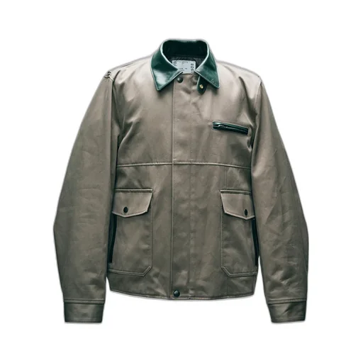 Long-Sleeved Patchwork Jacket