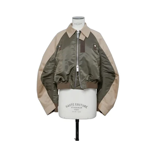 Cotton Chino X Nylon Twill Blouson
